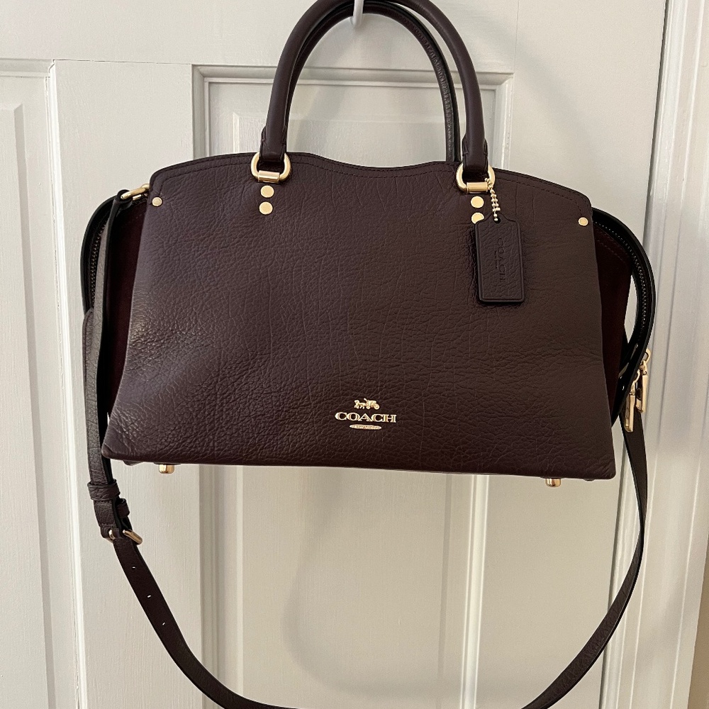 Coach Brand Satchel Handbag with Shoulder Strap